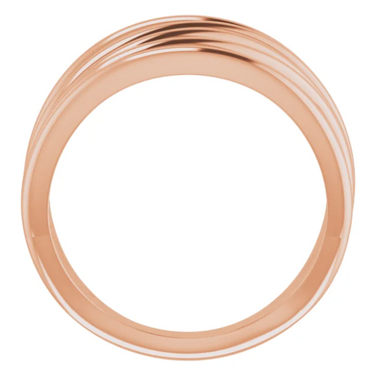 Ivy Wide Criss-Cross Ring