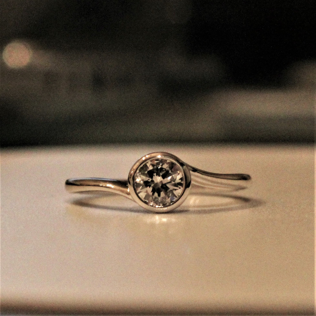 Engagement Ring Spotlight:  Family Diamond Engagement Ring