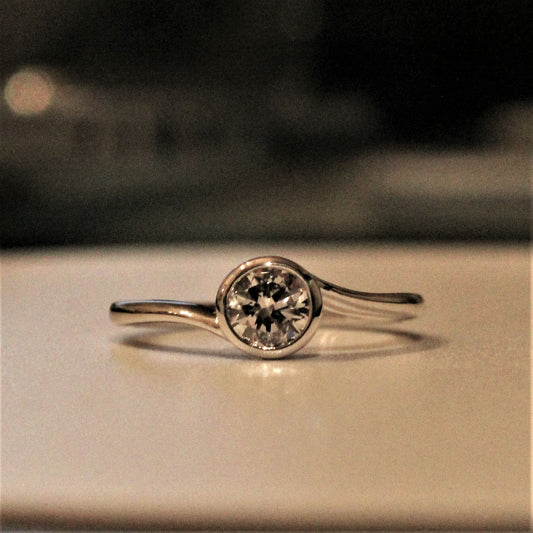 Engagement Ring Spotlight:  Family Diamond Engagement Ring