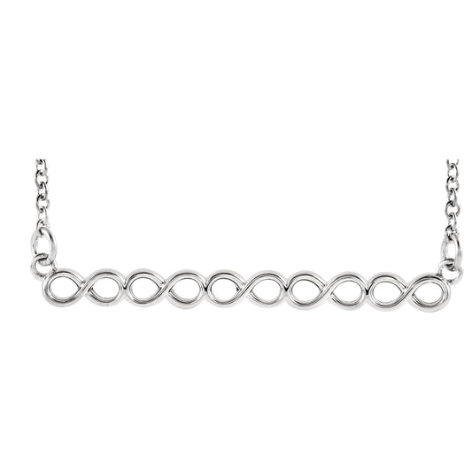 Tulip Infinity Bar Necklace