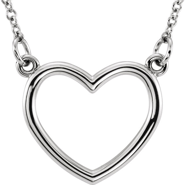 Tulip Heart Necklace