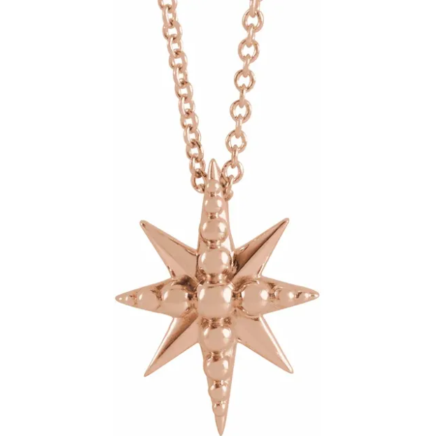 Aster Beaded Star Necklace