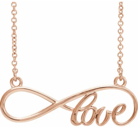 Rose Infinite Love Necklace