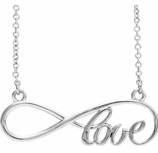 Rose Infinite Love Necklace