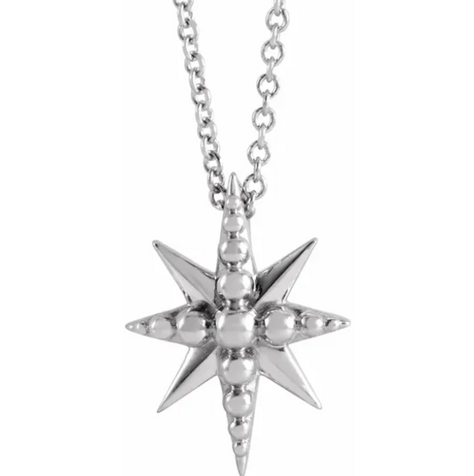 Aster Beaded Star Necklace