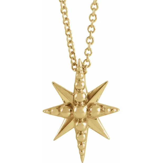Aster Beaded Star Necklace