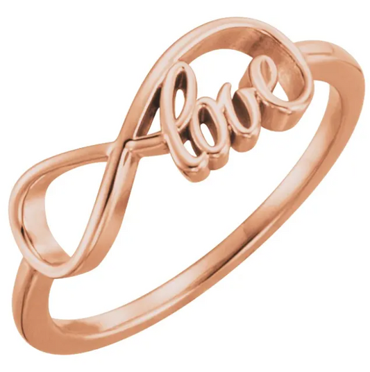 Rose Infinite Love Ring