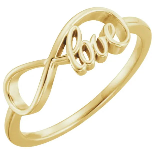 Rose Infinite Love Ring