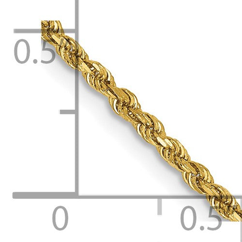 1.75 mm Diamond-Cut Rope Chain