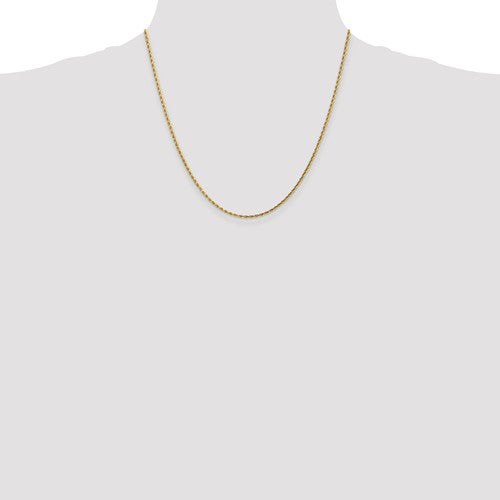 1.75 mm Diamond-Cut Rope Chain