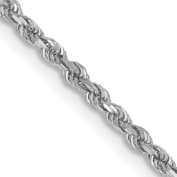 1.75 mm Diamond-Cut Rope Chain