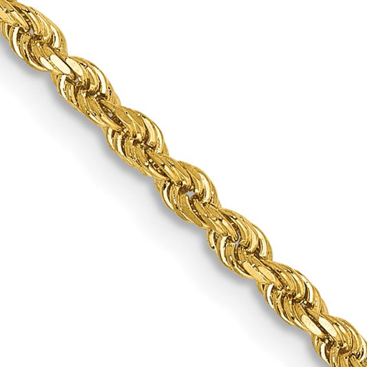 2.00 mm Diamond-Cut Rope Chain