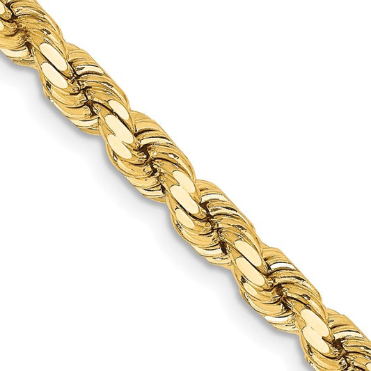 4.25 mm Diamond-Cut Rope Chain