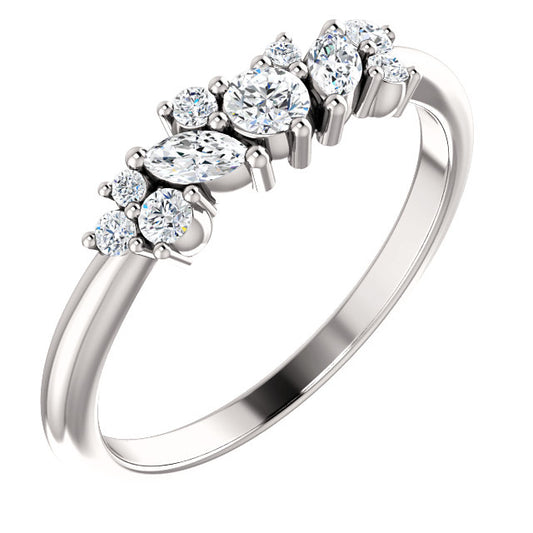 Wildflower Diamond Multishape Ring