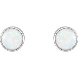 Opal Stud Earrings