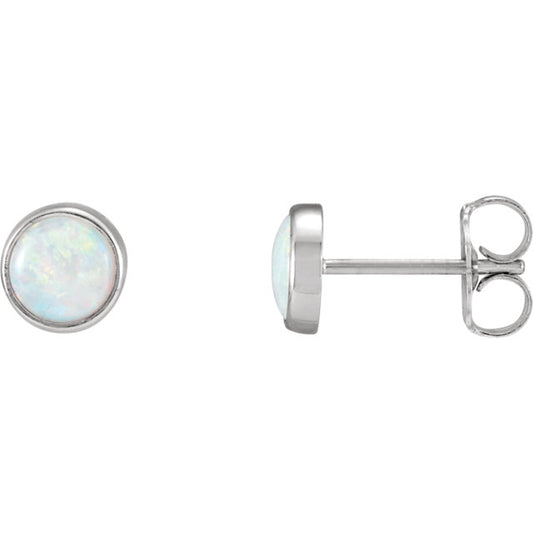 Opal Stud Earrings