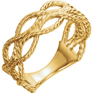 Woven Rope Ring
