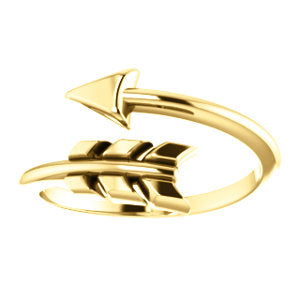 Peony Cupid's Arrow Ring