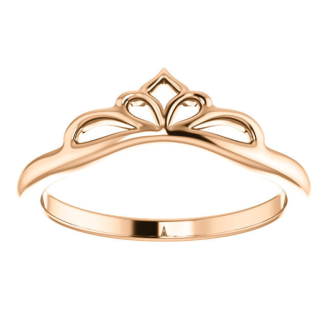 Myrtle Stackable Crown Ring