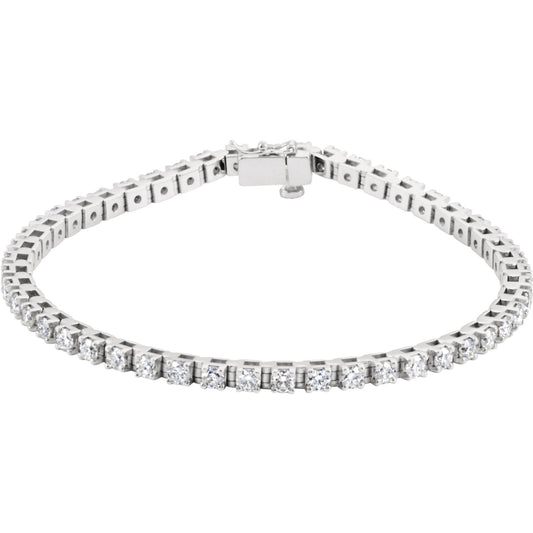 Orchid 3 3/8 CTW Diamond Line Bracelet