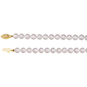 Orchid Akoya Cultured Pearl Necklace