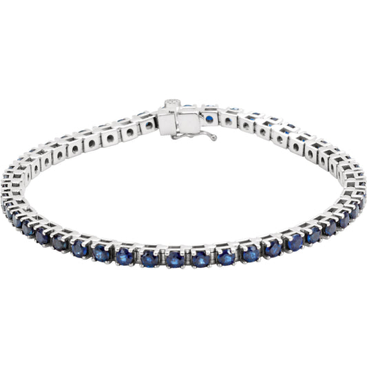 Orchid Sapphire Line Bracelet