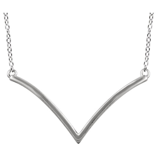 Bellflower Chevron Necklace