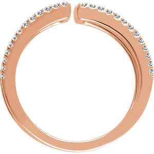 Dahlia Diamond Geometric Ring