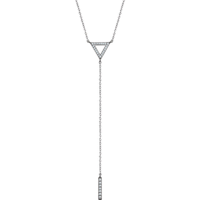 Trillium Diamond Lariat Necklace