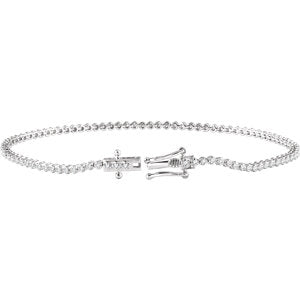 Orchid 0.90 CTW Diamond Line Bracelet