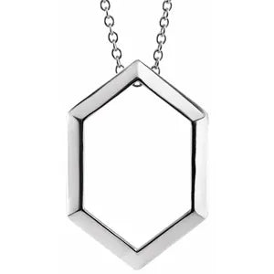 Dahlia Hexagon Necklace