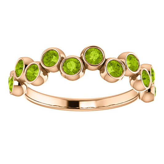 Poppy Peridot Band