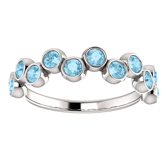 Poppy Aquamarine Band