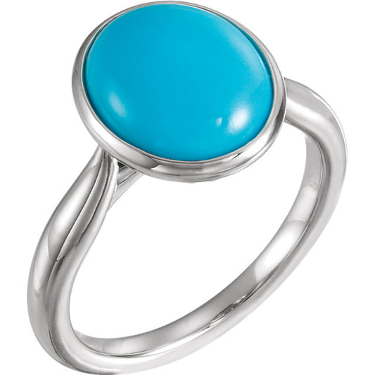 Hibiscus Turquoise Ring