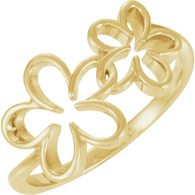 Daisy Interlocking Flower Ring