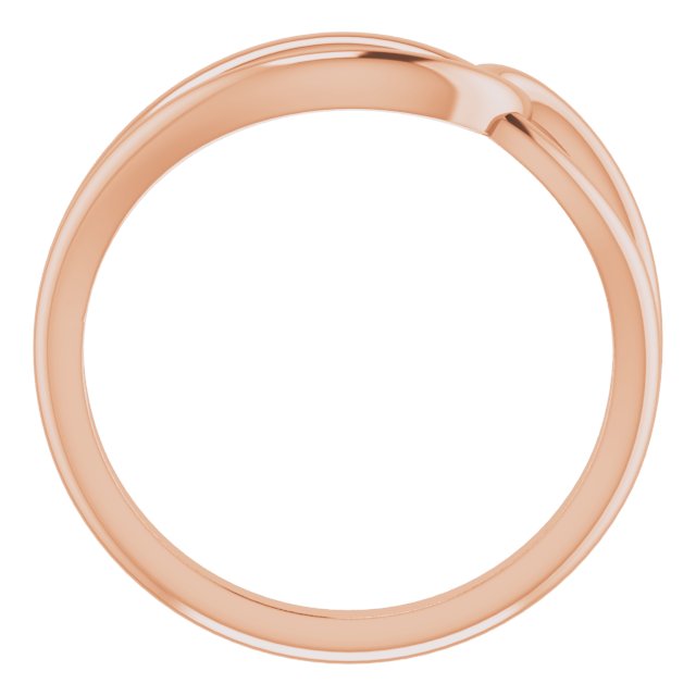 Rose Interlocking Circle Ring