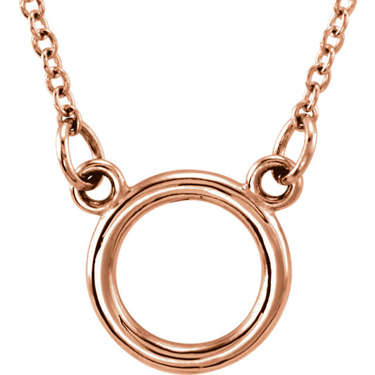 Craspedia Mini Circle Necklace