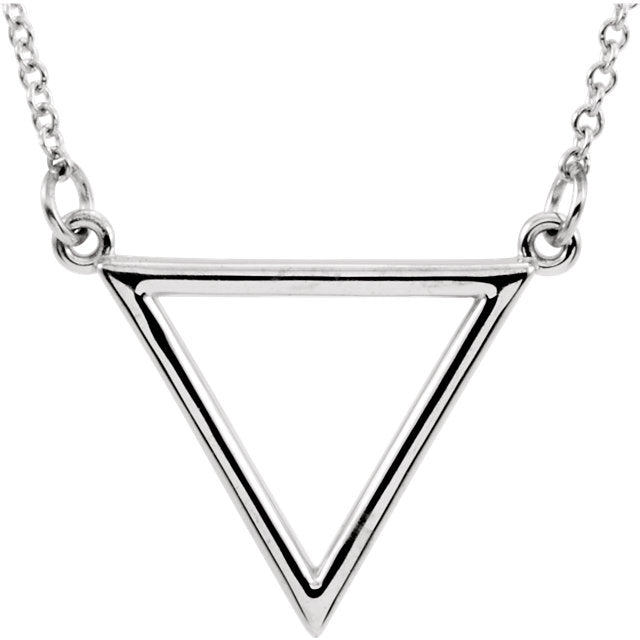 Trillium Triangle Necklace