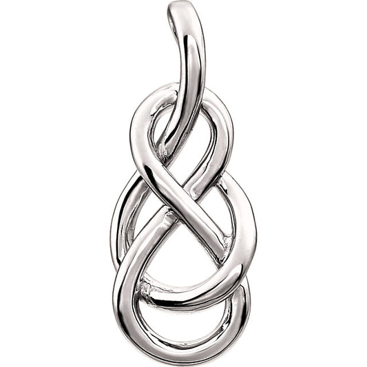 Rose Love Knot Pendant