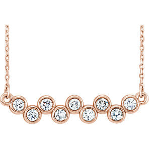 Poppy Diamond Bar Necklace