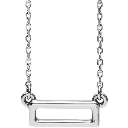 Dahlia Rectangle Bar Necklace