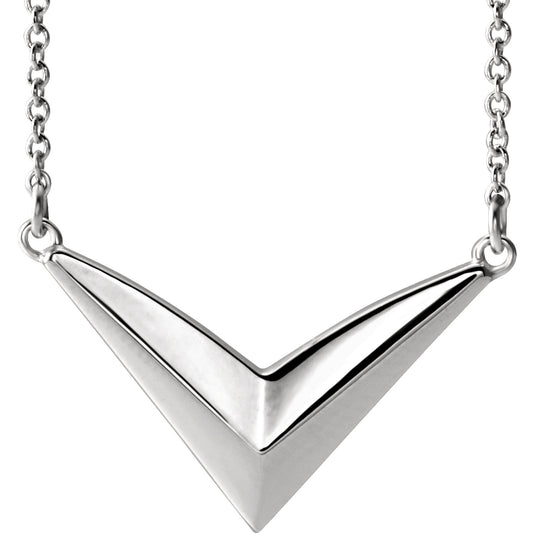 Trillium Triangle Necklace
