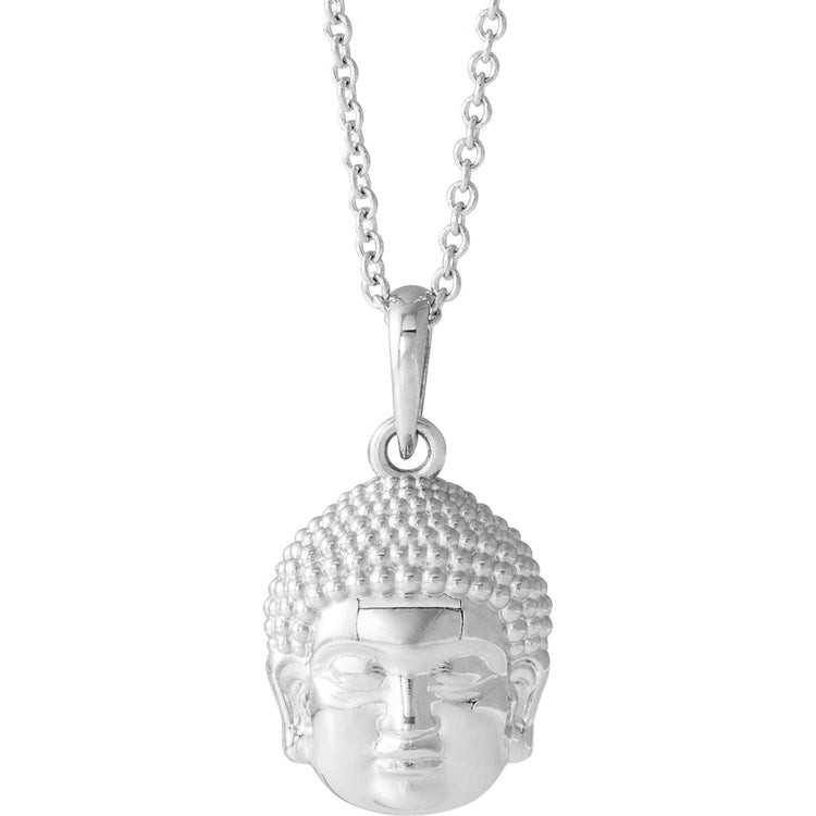 Lotus Buddha Head Necklace