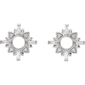 Aster Diamond Celestial Earrings