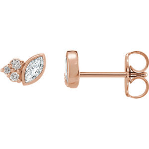 Clematis Diamond Earrings