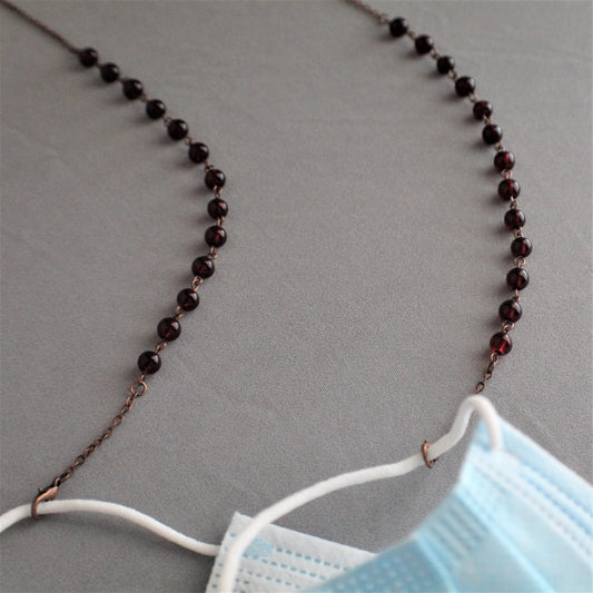 Garnet Mask Lanyard