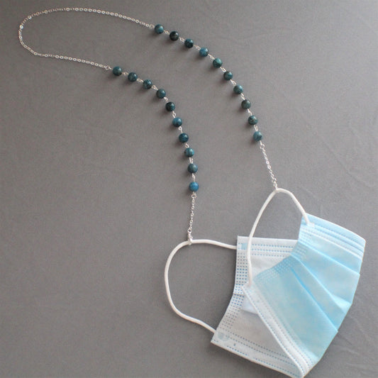 Neon Apatite Mask Lanyard