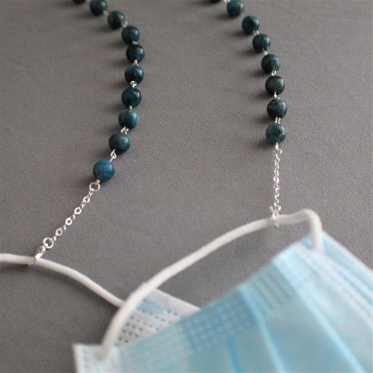 Neon Apatite Mask Lanyard