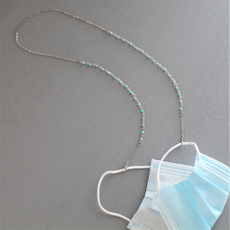 Amazonite Mask Lanyard