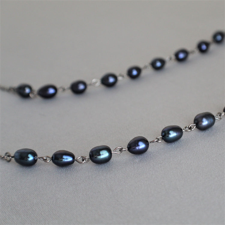 Blue Potato Pearl Mask Lanyard